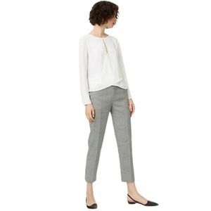 Club Monaco Brixxtun Chemise Long Sleeve Wrap Top Shirt White Size L Large NWT